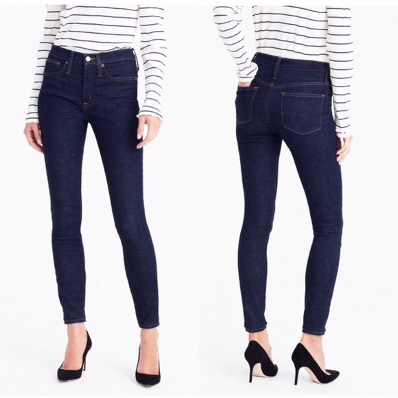 NWOT J.Crew Toothpick Skinny Jeans Classic Wash - Picture 1 of 8